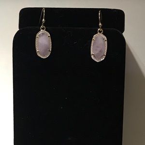Kendra Scott Rose Quartz Earrings